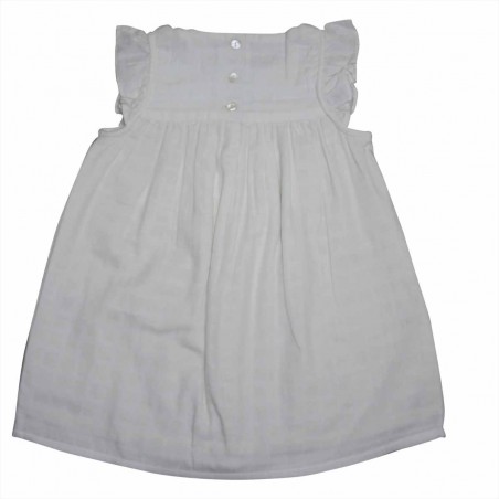 Robe sans manche lange blanc Hortense